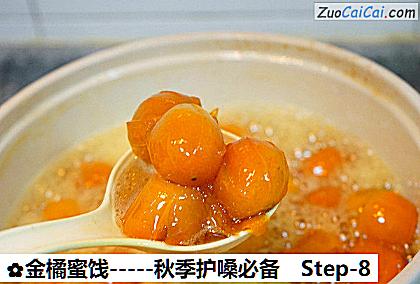 金橘蜜饯-秋季护嗓必备做法第八步骤