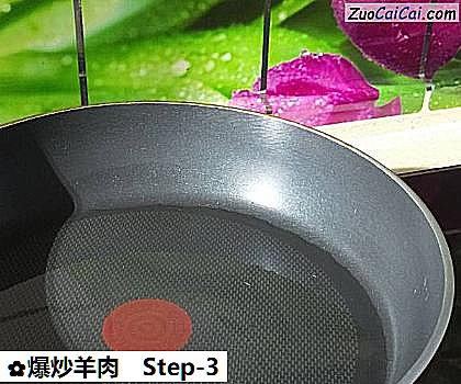 爆炒羊肉做法第三步骤
