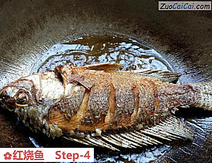 红烧鱼做法第四步骤
