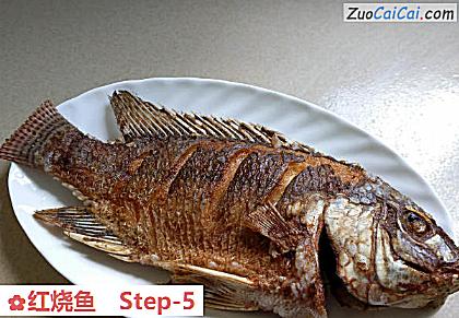 红烧鱼做法第五步骤
