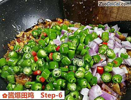 酱爆田鸡做法第六步骤