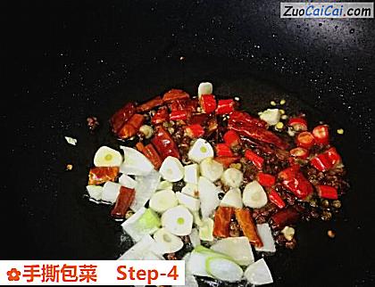 手撕包菜做法第四步骤