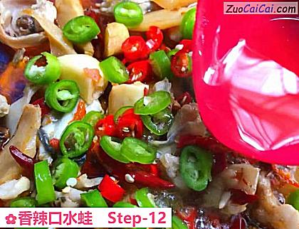 香辣口水蛙做法第十二步骤