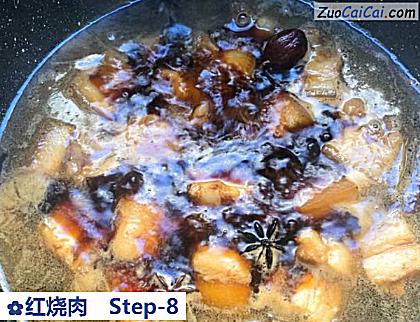 红烧肉做法第八步骤