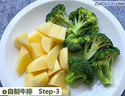 自制牛排做法第三步骤