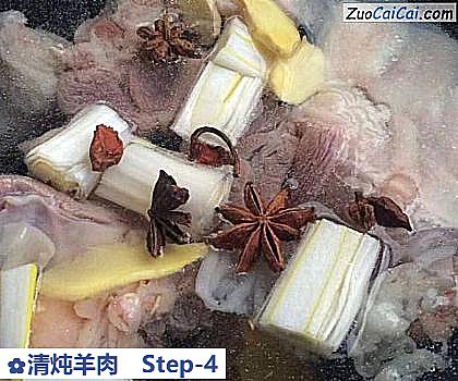 清炖羊肉做法第四步骤