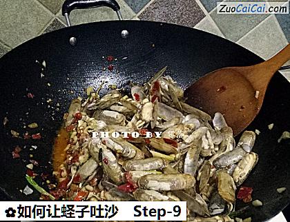 如何让蛏子吐沙做法第九步骤