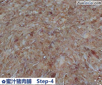蜜汁猪肉脯做法第四步骤
