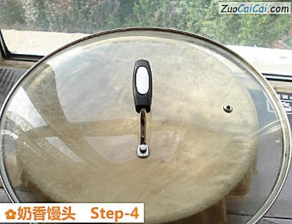 奶香馒头做法第四步骤