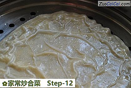 家常炒合菜做法第十二步骤