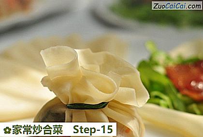 家常炒合菜做法第十五步骤