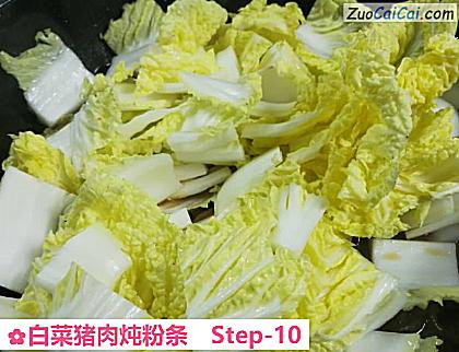白菜猪肉炖粉条做法第十步骤