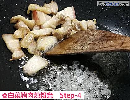 白菜猪肉炖粉条做法第四步骤