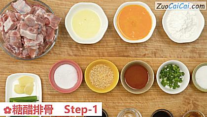 糖醋排骨做法第一步骤