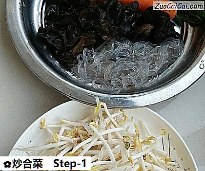 炒合菜做法第一步骤