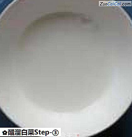 醋溜白菜做法第三步骤