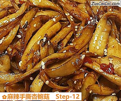 麻辣手撕杏鲍菇做法第十二步骤