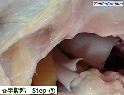 手撕鸡做法第三步骤