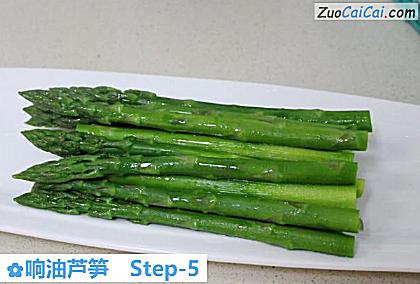 响油芦笋做法第五步骤
