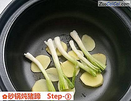 砂锅炖猪蹄做法第三步骤