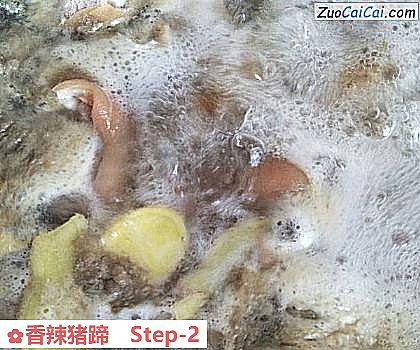 香辣猪蹄做法第二步骤