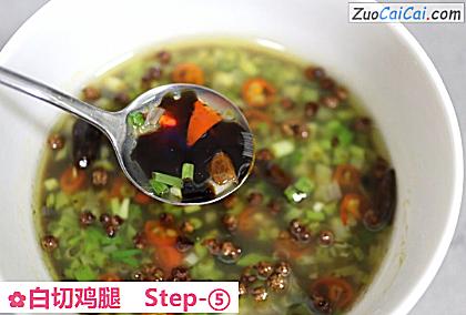 白切鸡腿做法第五步骤