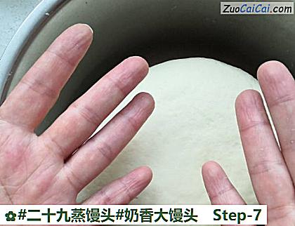 奶香大馒头做法第七步骤