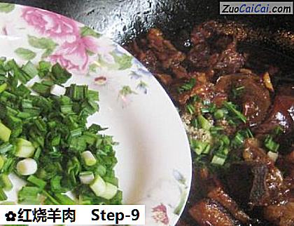 红烧羊肉做法第九步骤