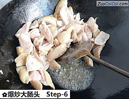 爆炒大肠头做法第六步骤