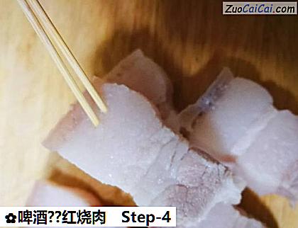 啤酒?红烧肉做法第四步骤