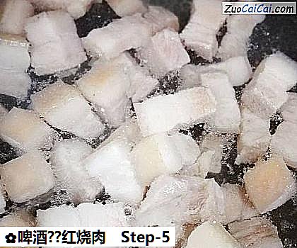 啤酒?红烧肉做法第五步骤
