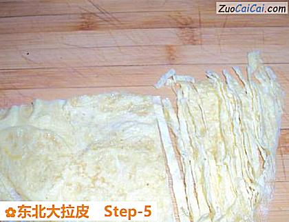 东北大拉皮做法第五步骤