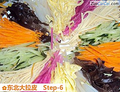东北大拉皮做法第六步骤