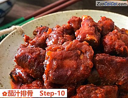 茄汁排骨成品图1
