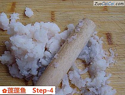 蓬蓬鱼做法第四步骤