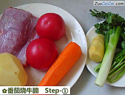 番茄烧牛腩做法第一步骤
