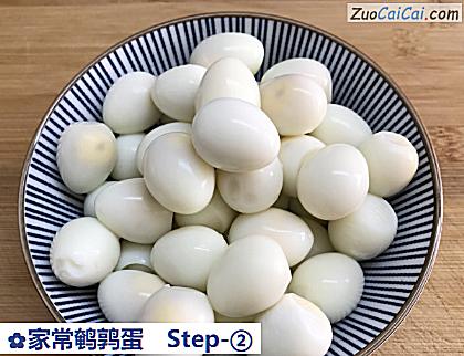 家常鹌鹑蛋做法第二步骤