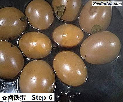 卤铁蛋做法第六步骤