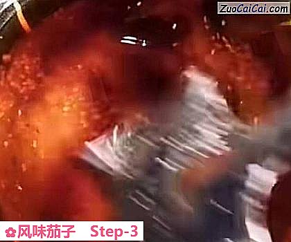 风味茄子做法第三步骤