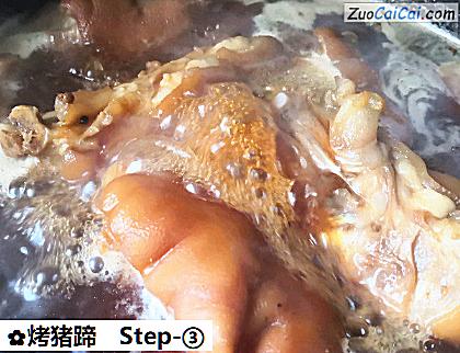 烤猪蹄做法第三步骤