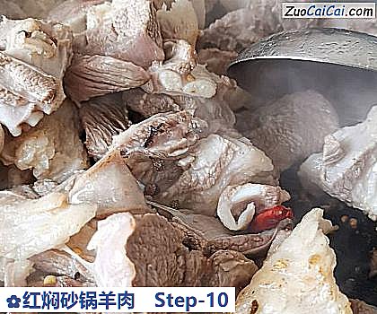 红焖砂锅羊肉做法第十步骤