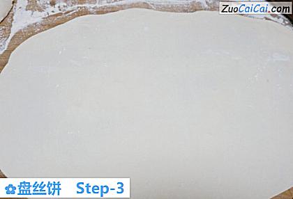 盘丝饼做法第三步骤