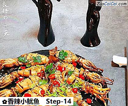 香辣小鱿鱼做法第十四步骤
