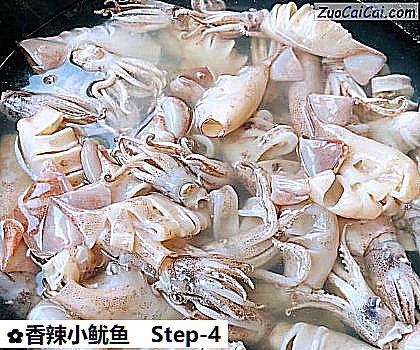 香辣小鱿鱼做法第四步骤