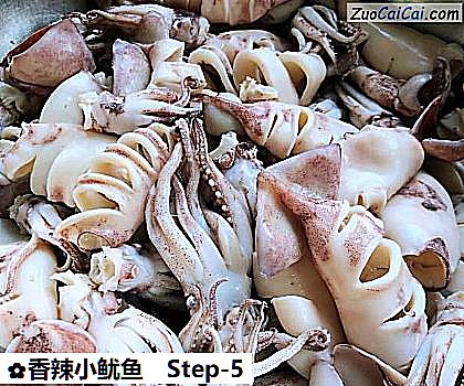 香辣小鱿鱼做法第五步骤