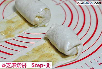 芝麻烧饼做法第六步骤