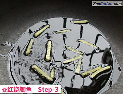 红烧鲫鱼做法第三步骤