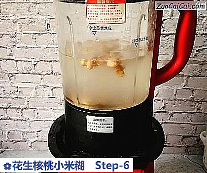 花生核桃小米糊做法第六步骤