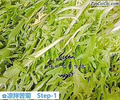 凉拌苦菊做法第一步骤