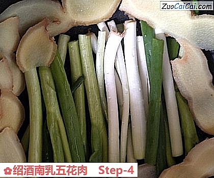 绍酒南乳五花肉做法第四步骤